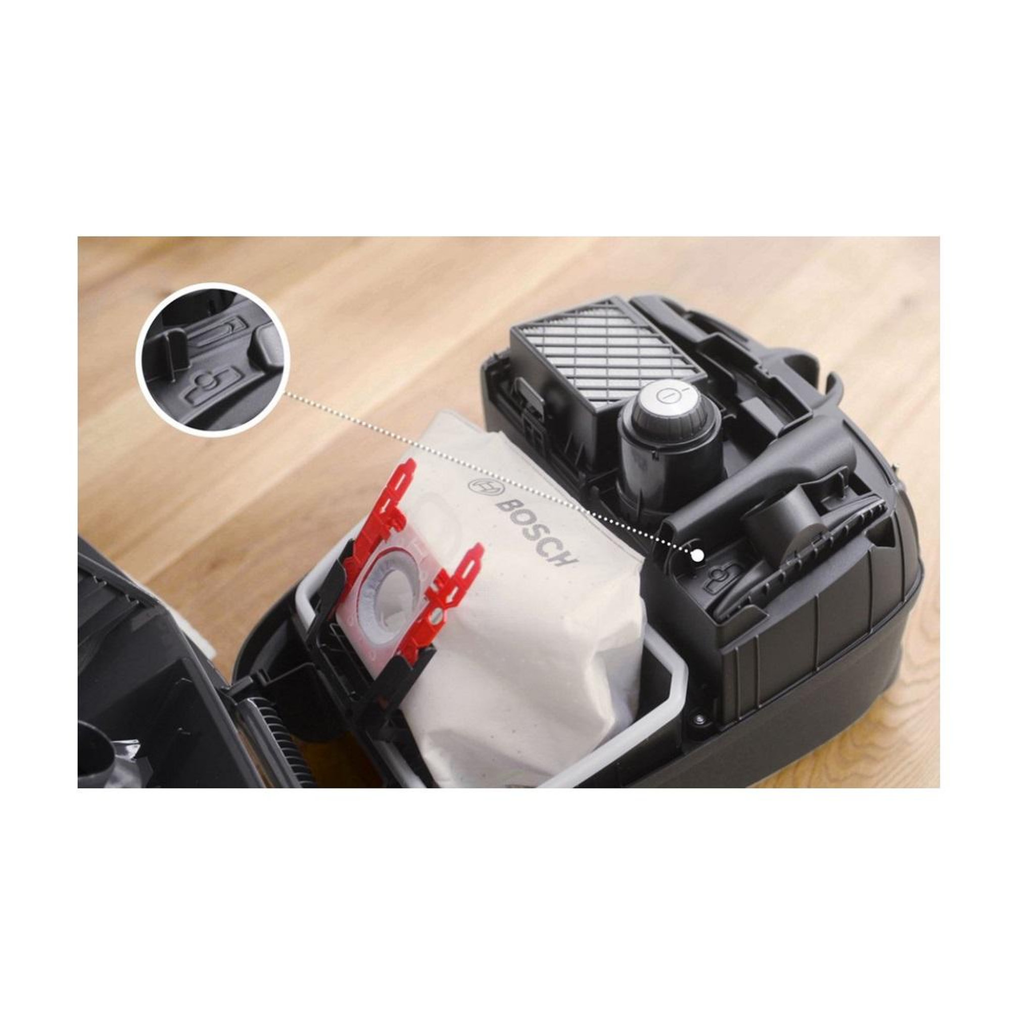 Voir la diapositive 4 : BOSCH Aspirateur traîneau 850w 75db noir - bgb41pow1