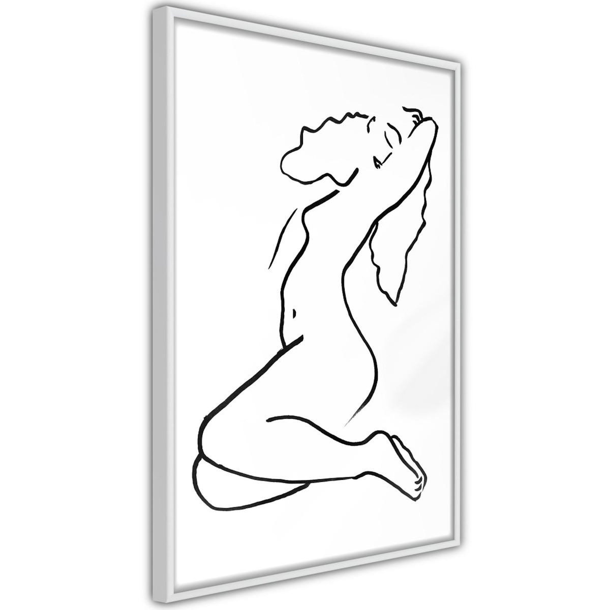 Paris Prix Affiche Murale Encadrée  Coquettish Pose