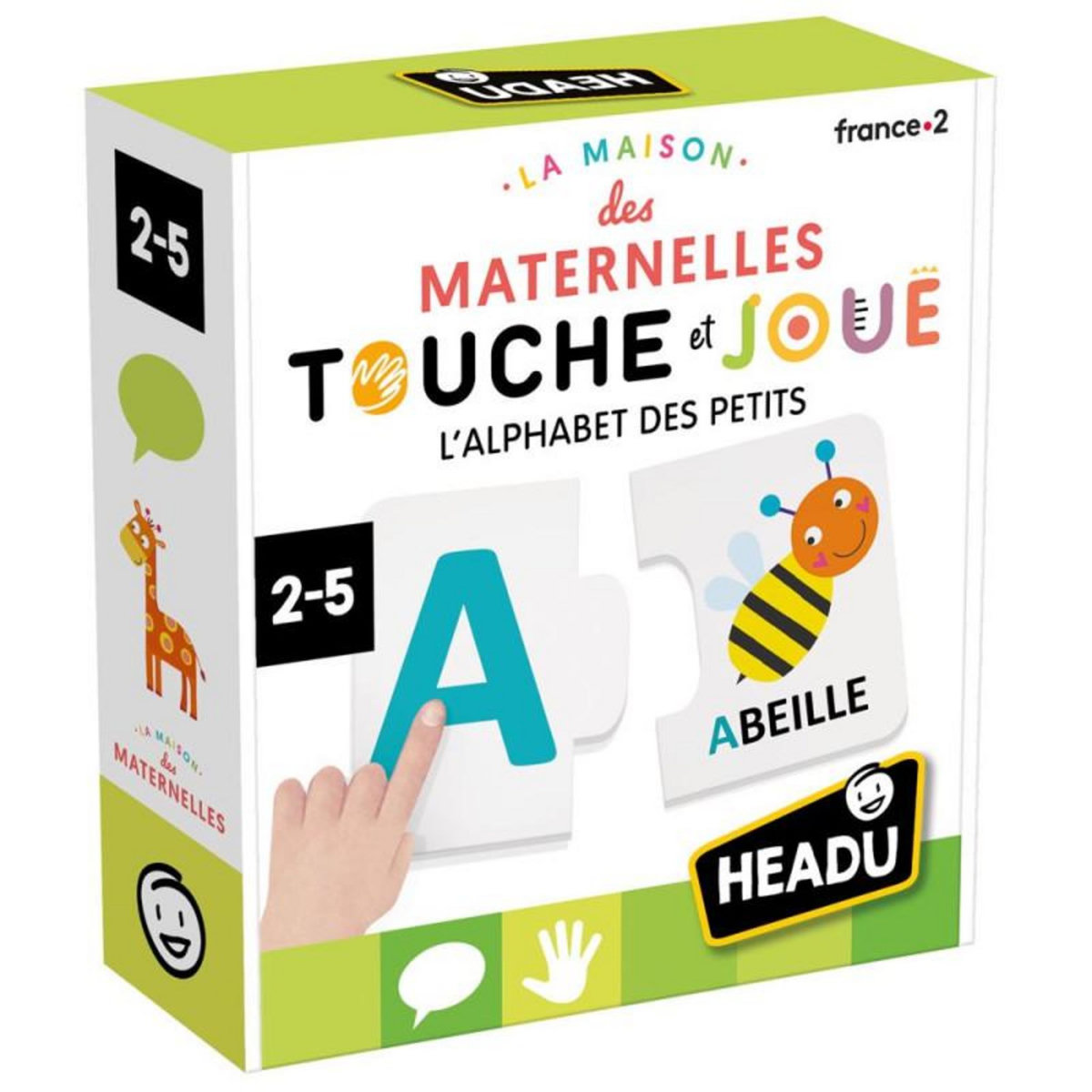 HEADU Jeu écriture et lettres Headu La Maison des Maternelles Touche et Joue L alphabet des petits
