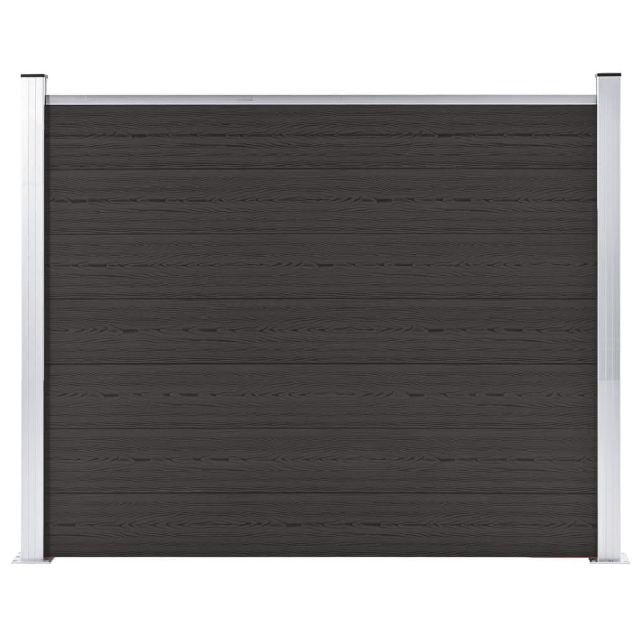 Voir la diapositive 1 : VIDAXL Panneau de cloture WPC 180x146 cm Noir