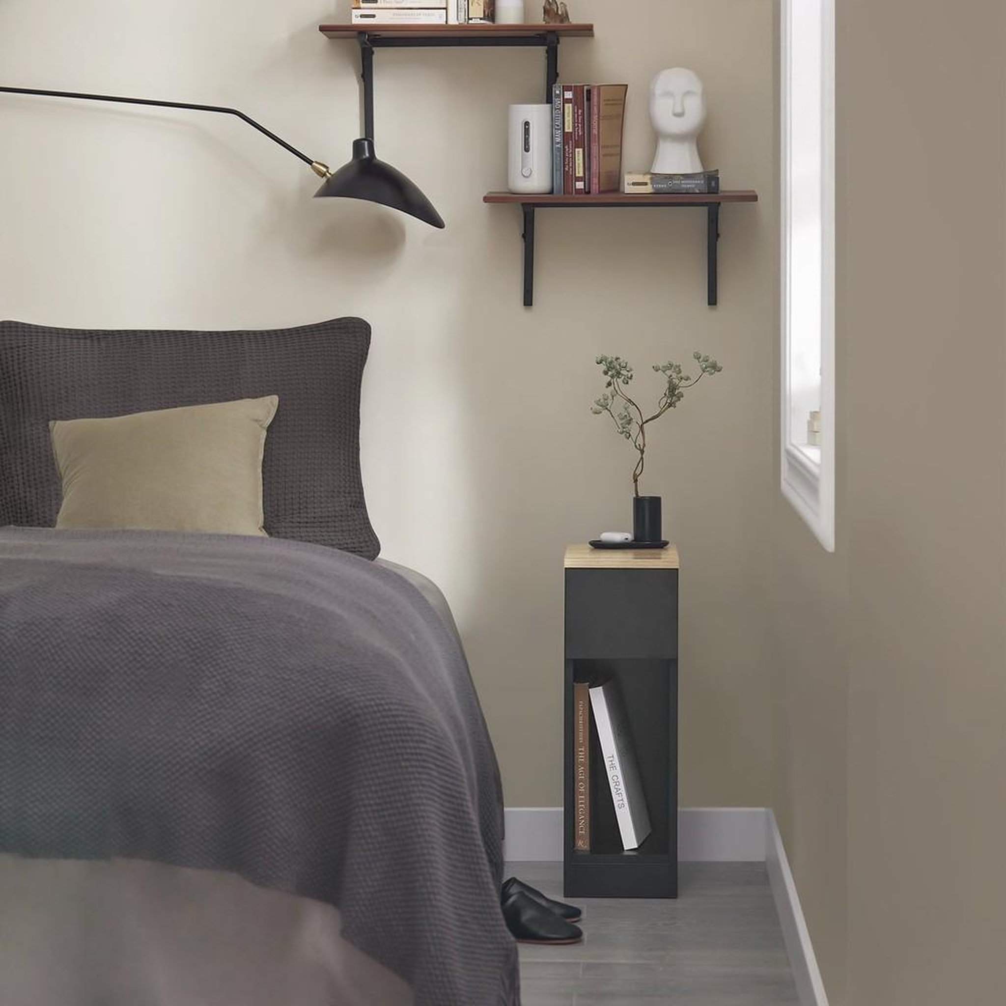 Voir la diapositive 2 : SOBUY SoBuy - Lot De 2 Tables De Chevet à 1 tiroir - Minimaliste - FBT111X2