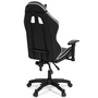 Voir la diapositive 5 : ID MARKET Fauteuil de gaming CARTER accoudoirs 2D pivotants, réglable hauteur noir et blanc
