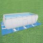 Voir la diapositive 4 : BESTWAY Bestway Protecteurs de plancher de piscine 8 pcs Bleu 58220