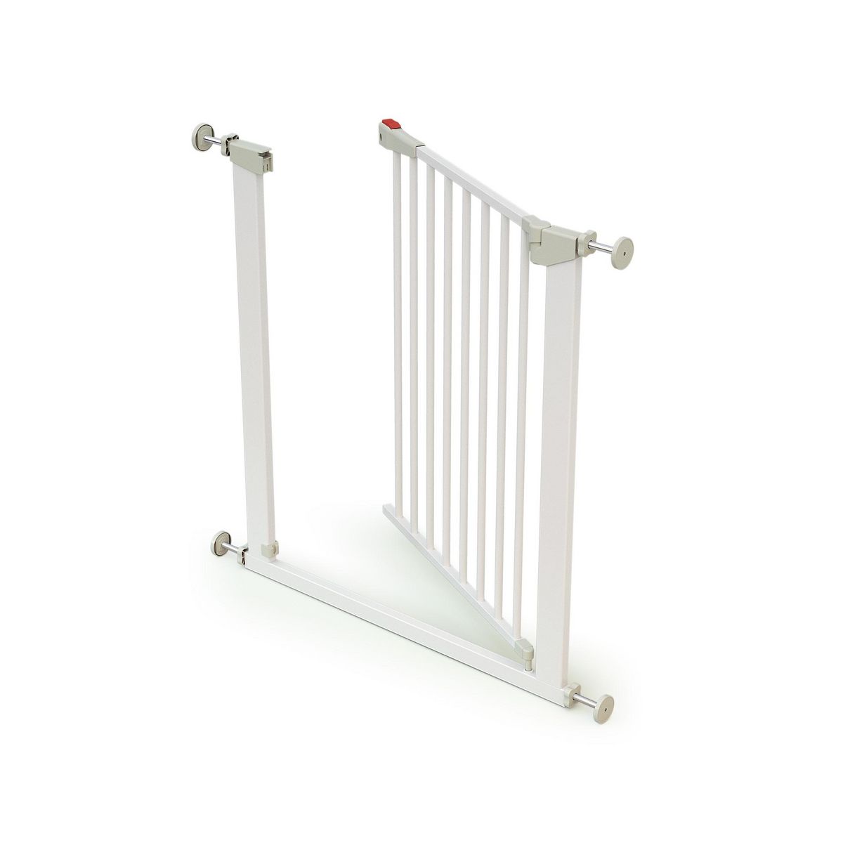 WEBABY Barrière de sécurité bébé en acier Blanc MOBI