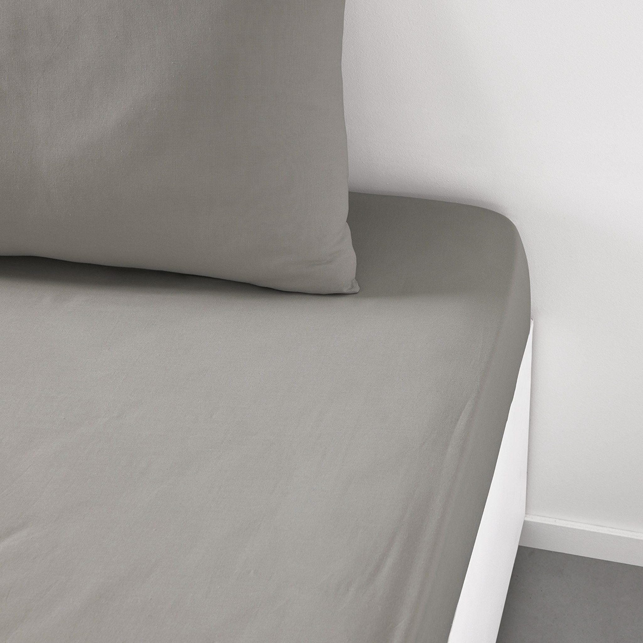 Voir la diapositive 3 : TODAY Drap housse uni en Coton 57 fils ORGANIC