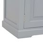 Voir la diapositive 5 : VIDAXL Meuble TV Gris 90x30x40 cm Bois