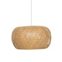 Voir la diapositive 1 : ATMOSPHERA Lampe Suspension en Bambou  Namaste  46cm Beige