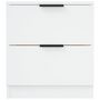 Voir la diapositive 4 : VIDAXL Tables de chevet 2 pcs Blanc Bois d'ingenierie
