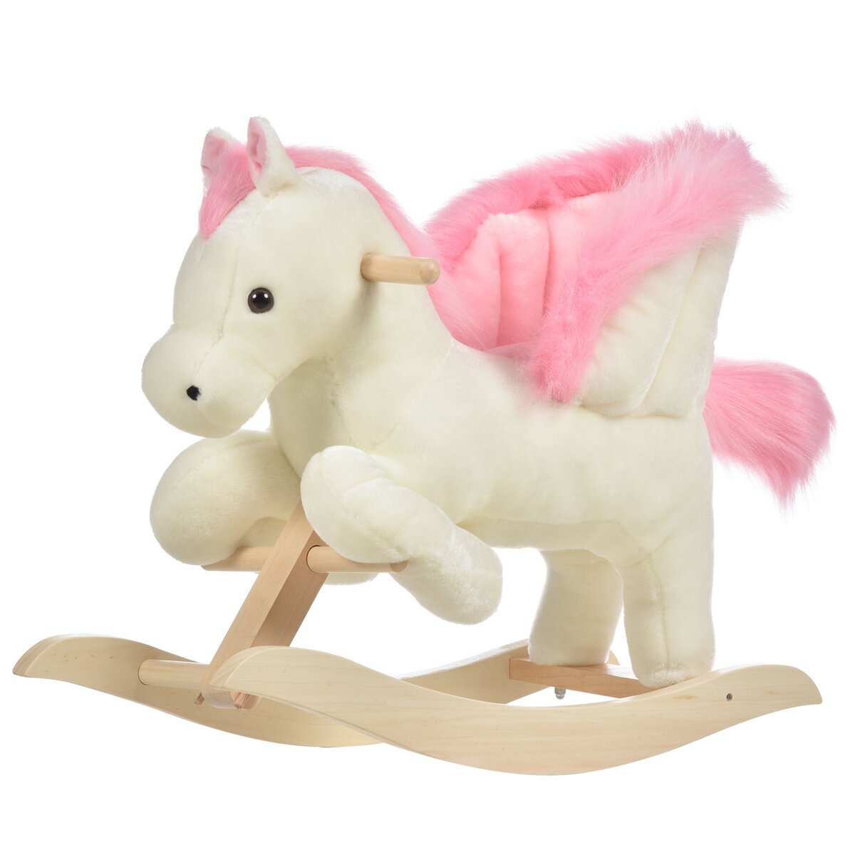 Cheval a cheap bascule peluche