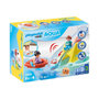 Voir la diapositive 1 : PLAYMOBIL Playmobil 70635 1.2.3 Aqua : Ilôt avec  toboggan aquatique