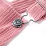 VIDAXL Robe salopette pour enfants velours cotele rose clair 104