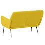 Voir la diapositive 5 : VIDAXL Banc Jaune 108x79x79 cm Velours