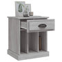 Voir la diapositive 5 : VIDAXL Table de chevet sonoma gris 43x36x50 cm