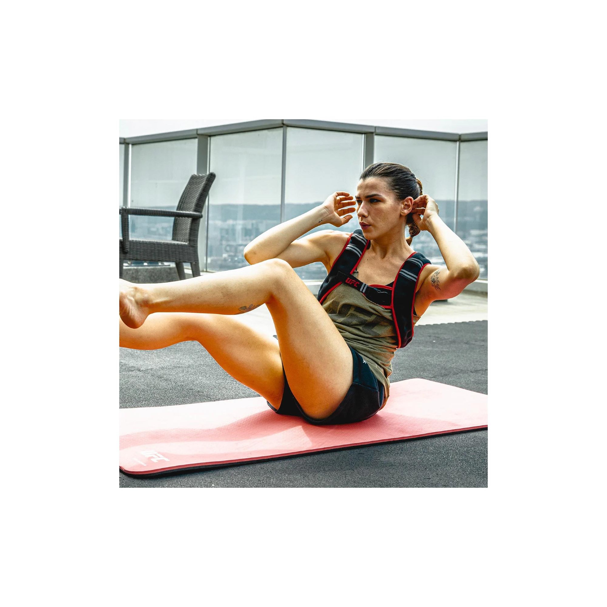 Voir la diapositive 6 : UFC Gilet lesté - ufc - poids 5 kg - bandes réfléchissantes