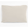 Voir la diapositive 2 : Taie d'oreiller unie en polycoton 51 fils 