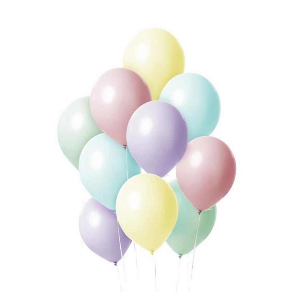 Paris Prix Lot de 10 Ballons  Pastels  17cm Multicolore