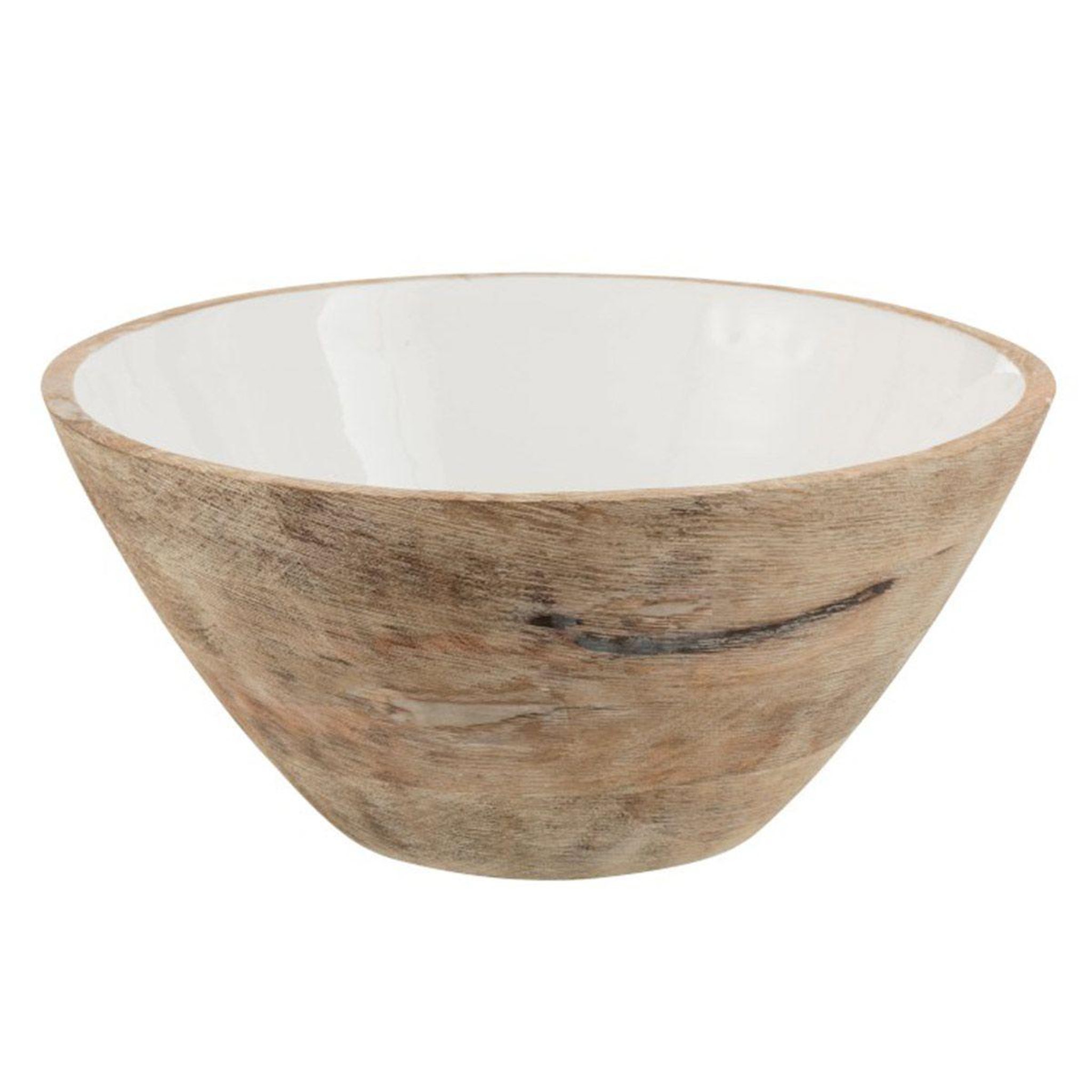 J-LINE Saladier déco en bois  manguier  30cm naturel