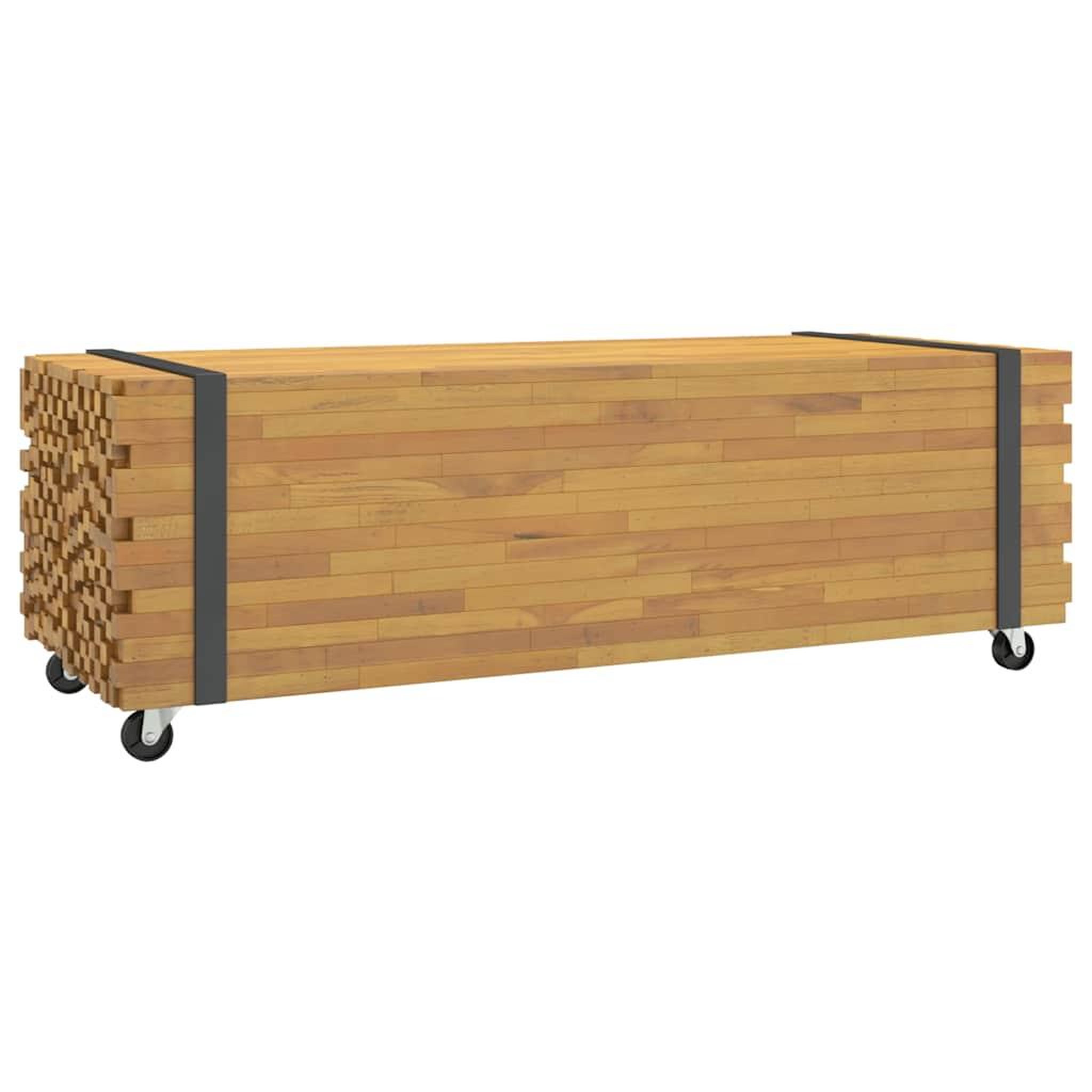 Voir la diapositive 2 : VIDAXL Table basse 110x45x35 cm bois massif de teck