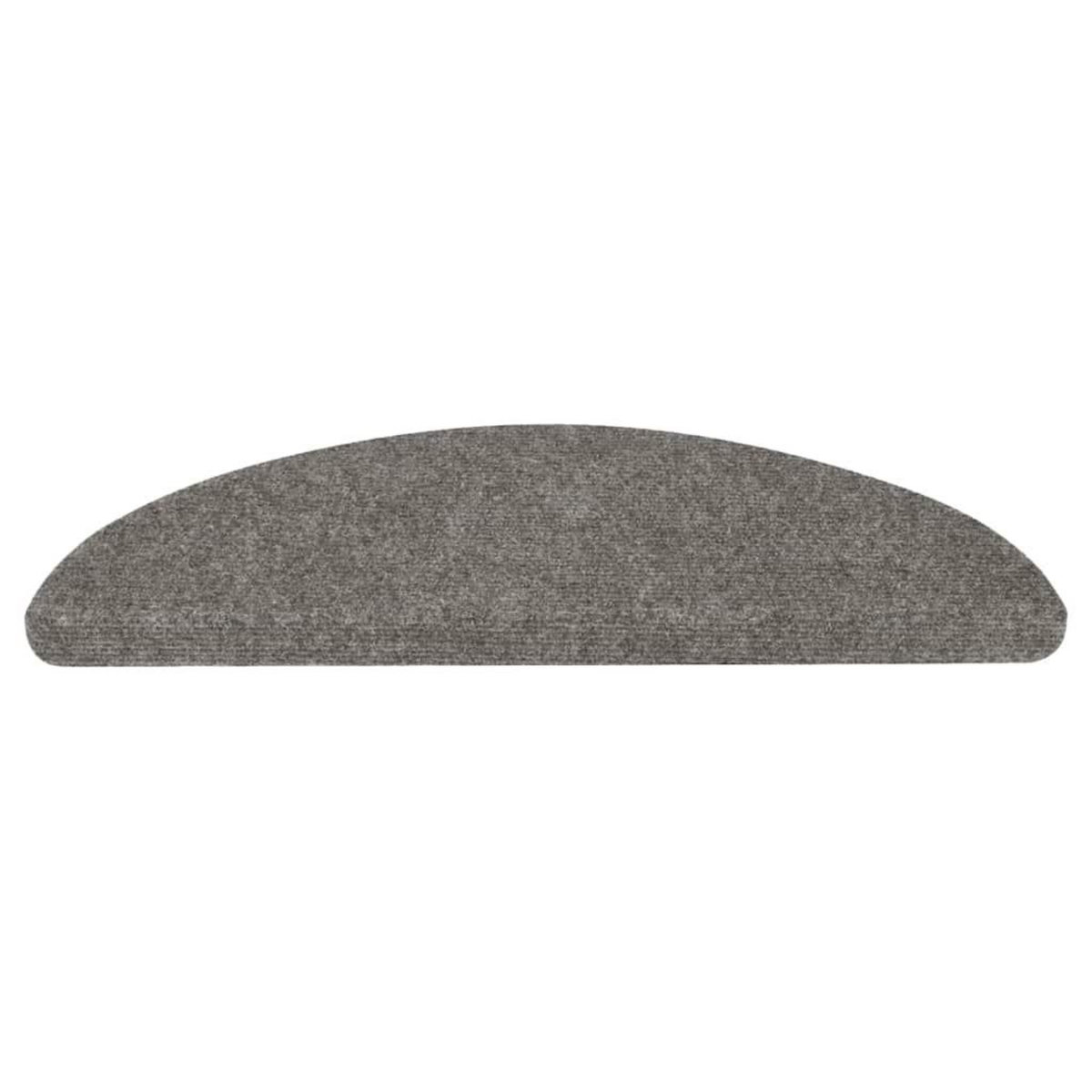 VIDAXL Tapis d'escalier auto-adhesifs 20 pcs gris 56x17x3 cm