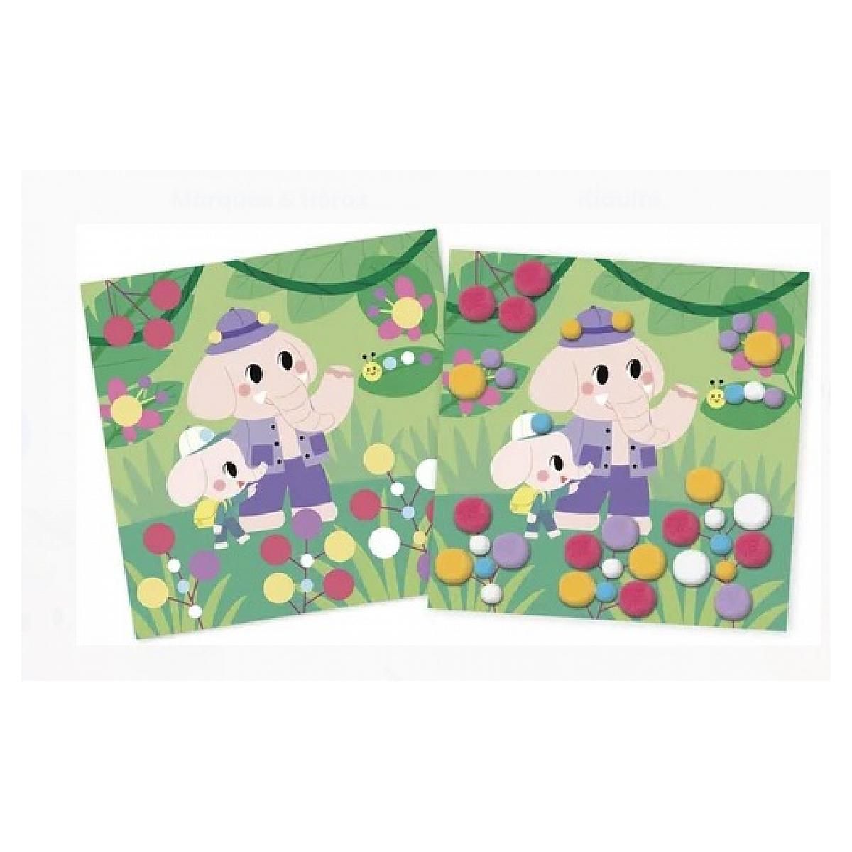 Juratoys-Janod Pompons 3 ans -  activite creative