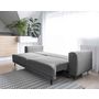 Voir la diapositive 3 : BEST MOBILIER Bucay - canapé 3 places - convertible avec coffre - en velours