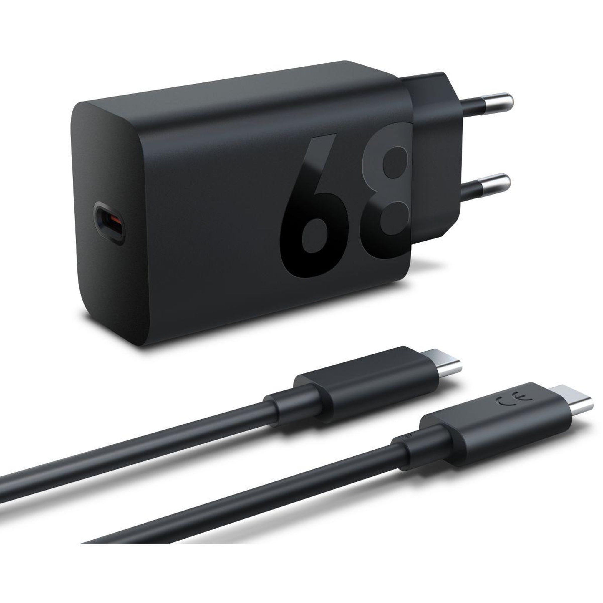 Voir la diapositive 3 : Lenovo Chargeur ordinateur portable 68w usb-c noir