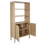 Voir la diapositive 4 : Paris Prix Buffet 2 Portes en Bois  Bali  163cm Naturel