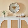 Voir la diapositive 4 : ATMOSPHERA Horloge Murale Mécanisme  Sonika  49cm Beige