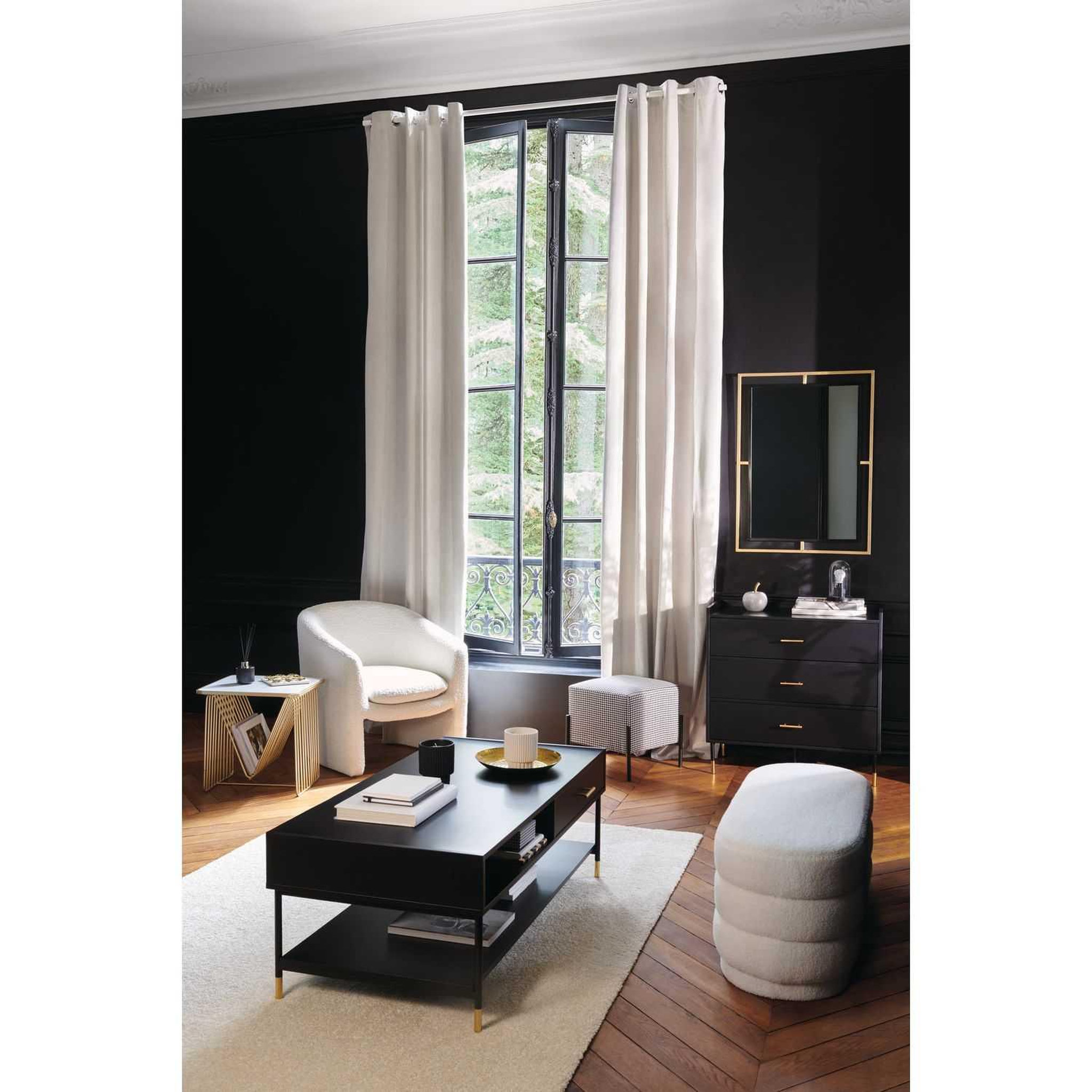 Voir la diapositive 2 : ATMOSPHERA Banc 2 places en bouclette - blanc