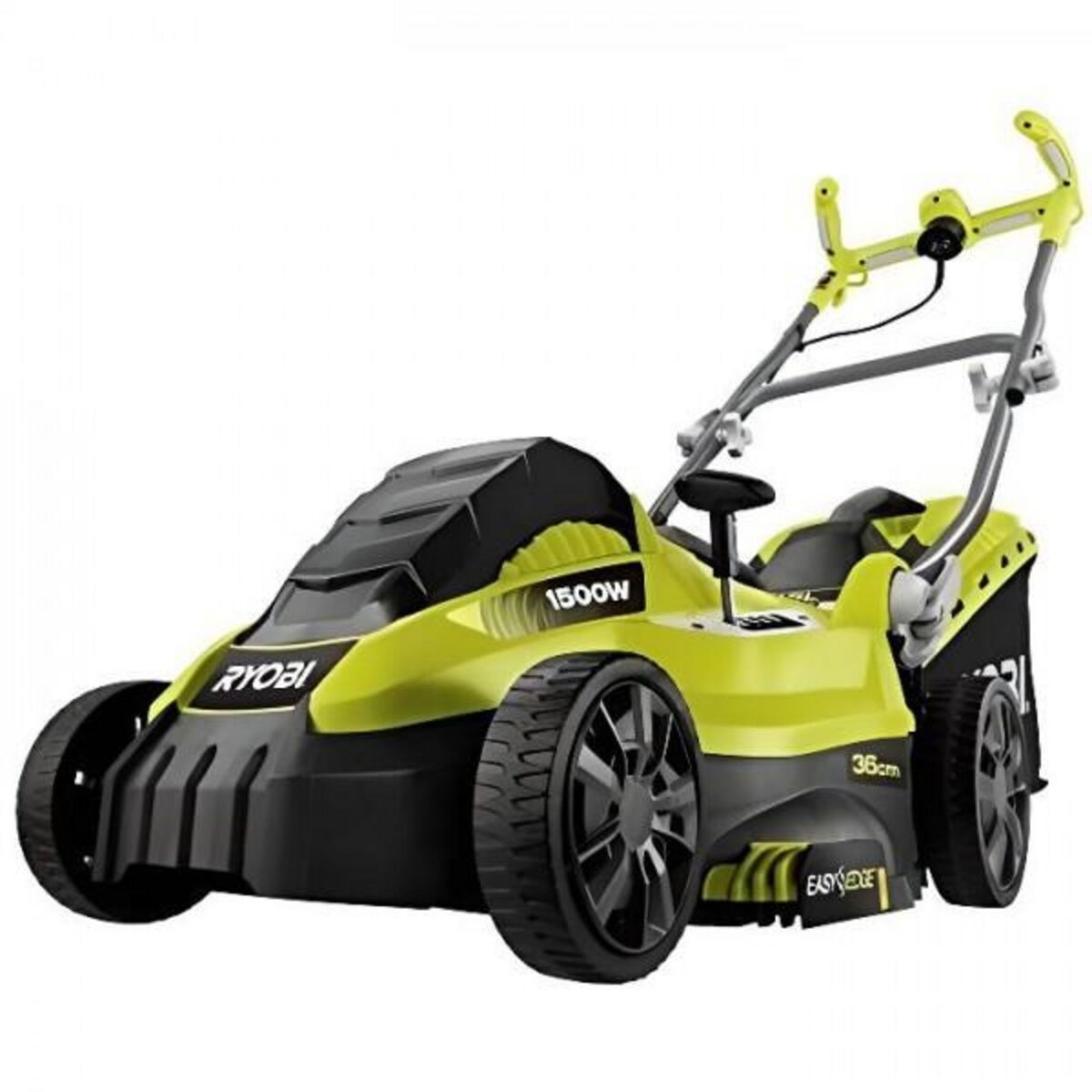 Ryobi Tondeuse a Gazon   électrique RYOBI RLM15E36H - 1500W 36cm de coupe - 5 réglages de hauteur de coupe + Mulching