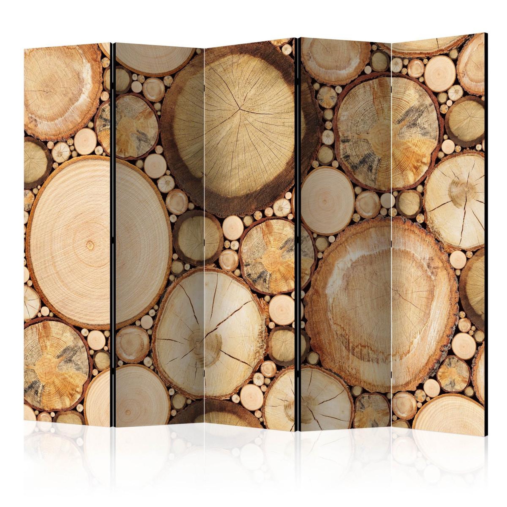 Paris Prix Paravent 5 volets  wood grains  172x225cm