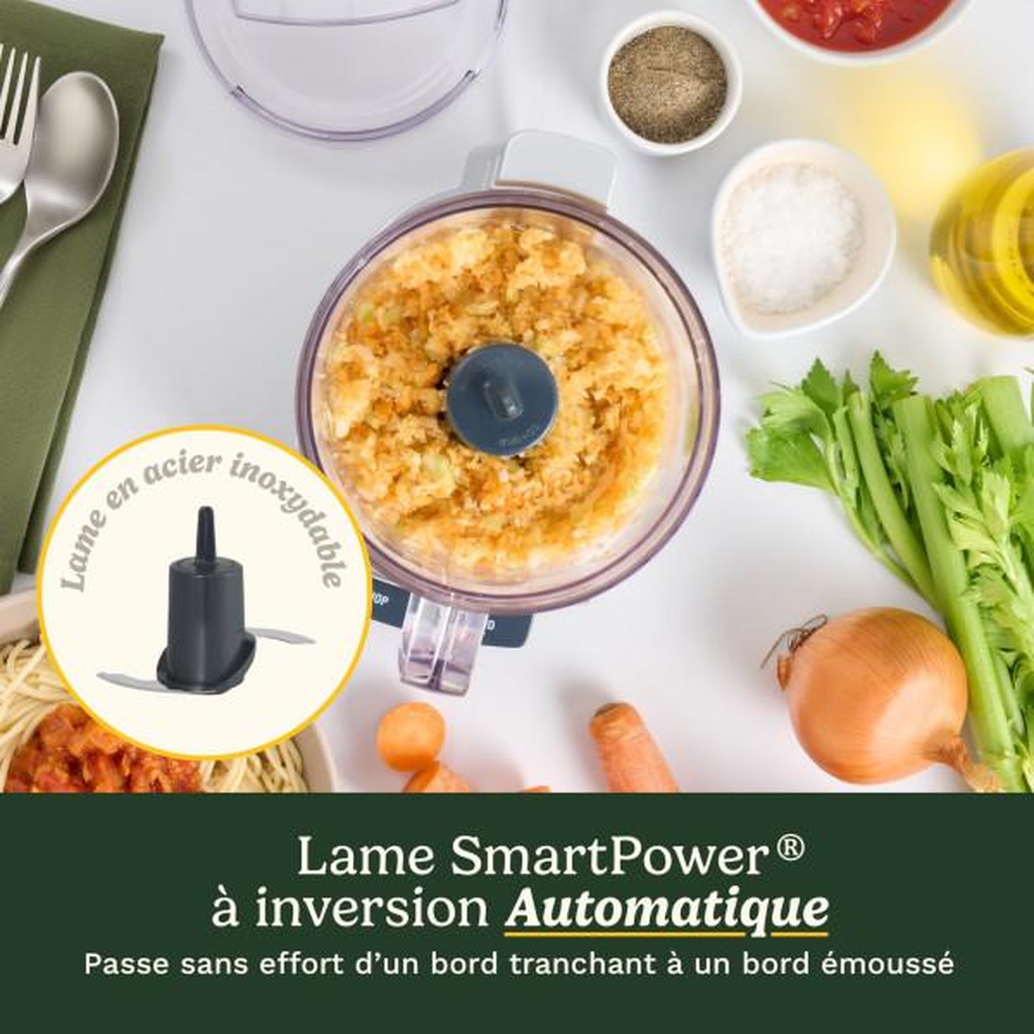 Voir la diapositive 5 : Cuisinart Mini hachoir multi-usage 0.7l 250w - CCH32E