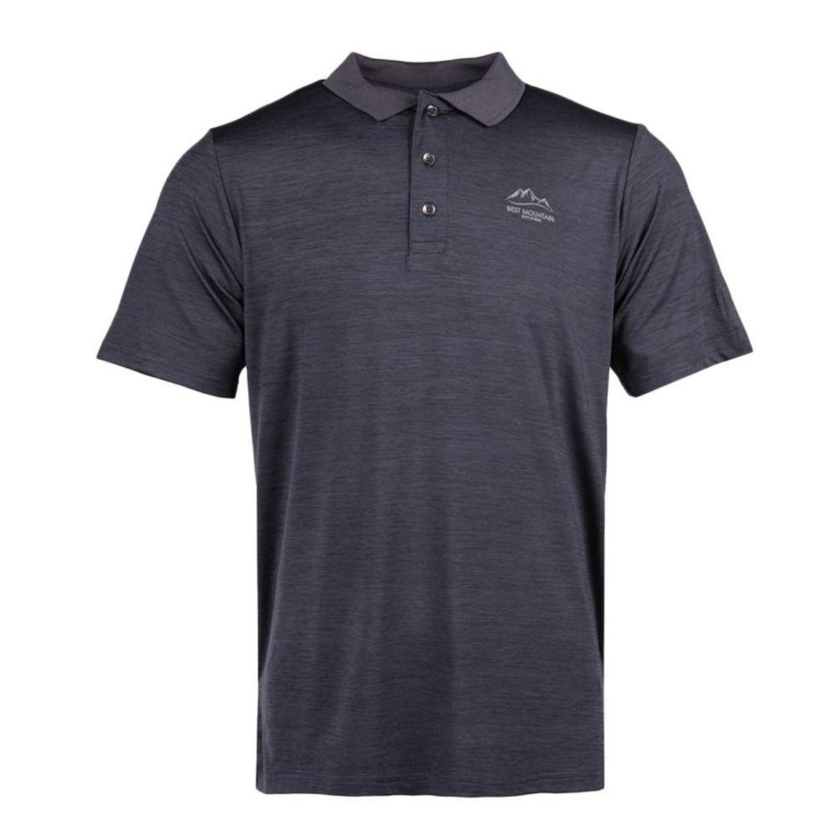 Best Mountain Polo Gris Foncé Homme Best Mountain RANDO 107