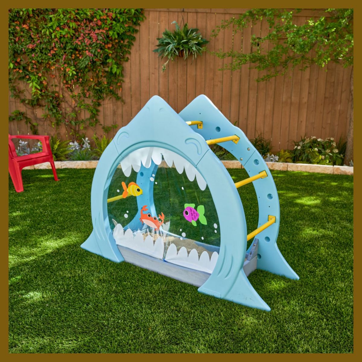 Kidkraft Bac à sable piscine à balle Requin avec échelle d'escalade