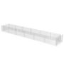 Voir la diapositive 3 : VIDAXL Lit sureleve a gabion Acier galvanise 540x90x50 cm