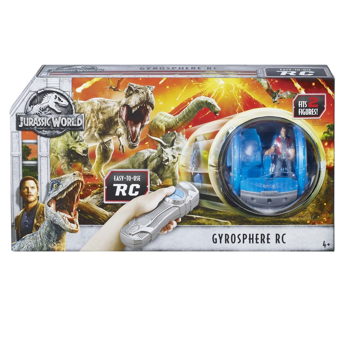 MATTEL Véhicule radiocommandé Gyrosphère - Jurassic World