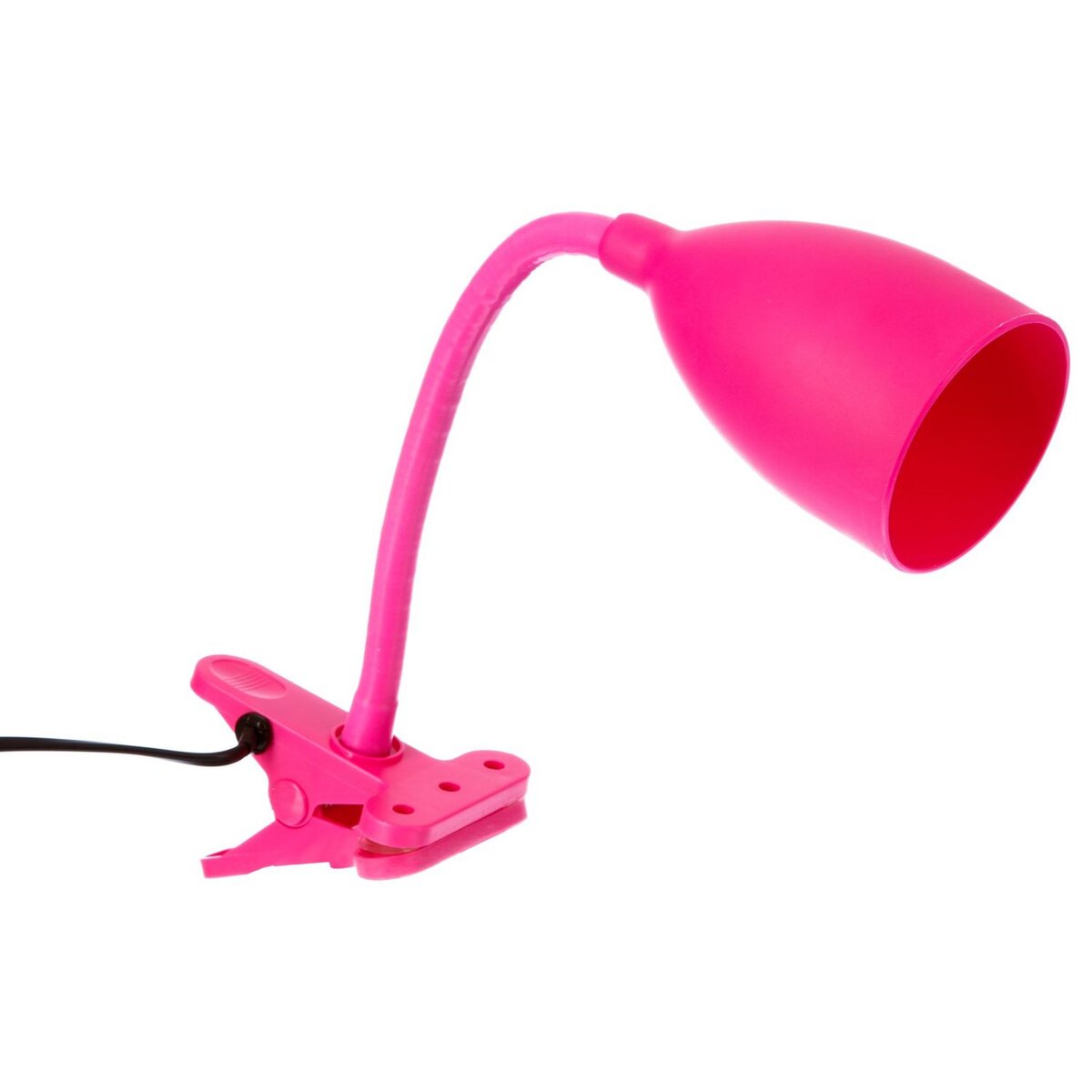 ATMOSPHERA Lampe à pince en silicone - H. 43 cm. - Rose