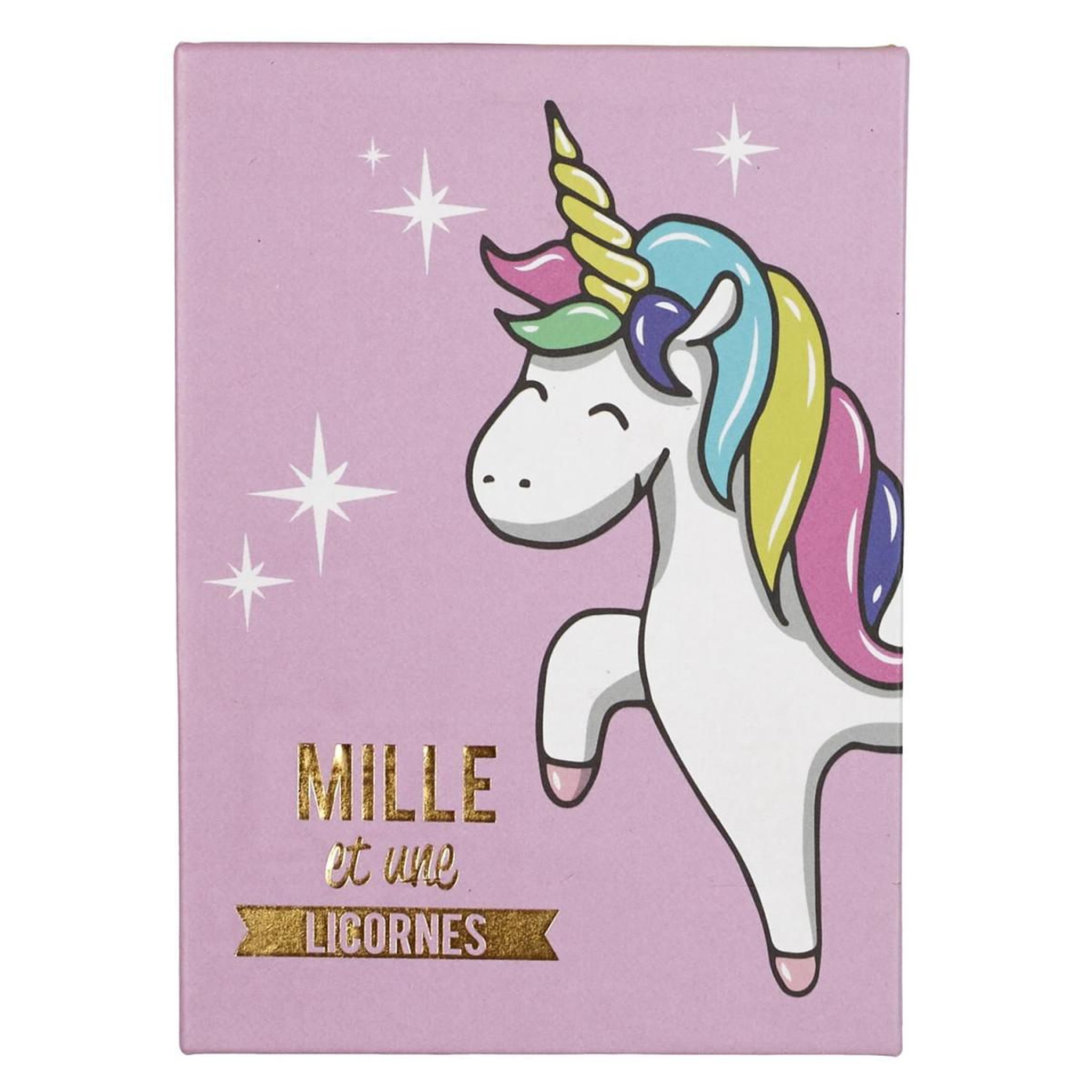 Jeux 2 momes Notes adhésives  licorne  11cm rose