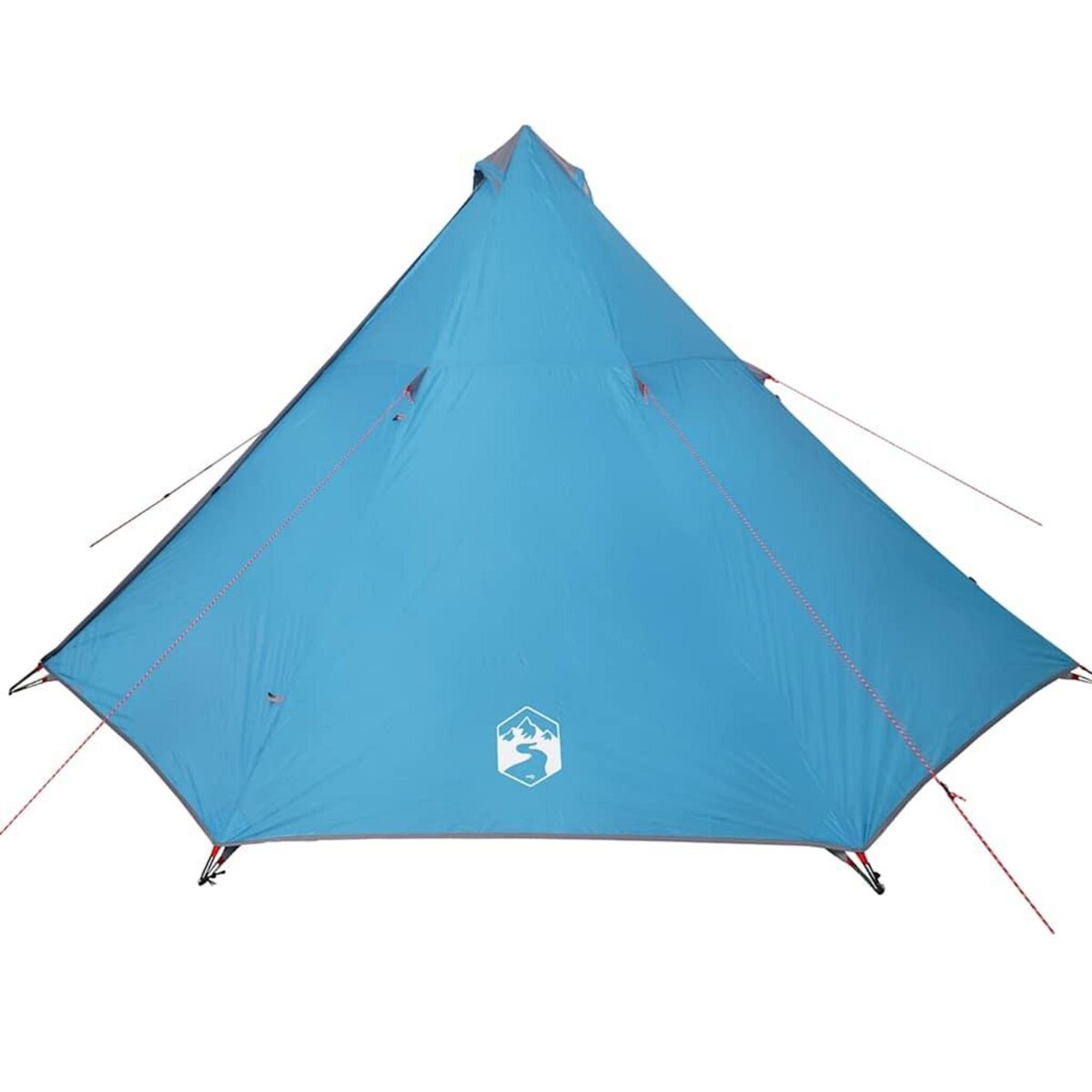 VIDAXL Tente familiale tipi 8 personnes bleu impermeable