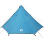 Voir la diapositive 2 : VIDAXL Tente familiale tipi 8 personnes bleu impermeable