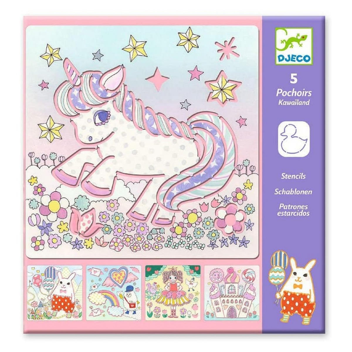 Djeco Pochoirs Kawailand