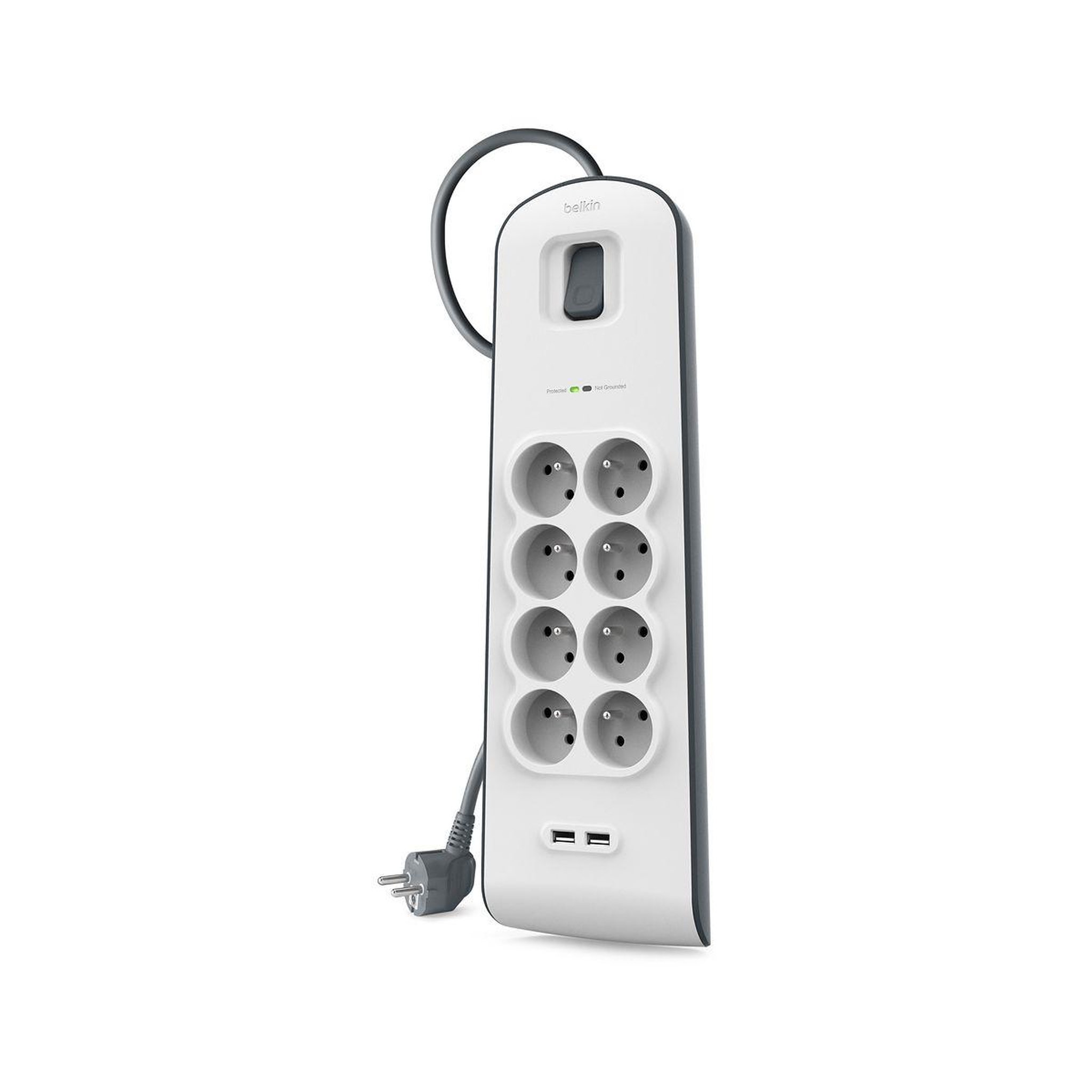 Belkin Multiprise usb 8 prises parafoudres + 2 usb
