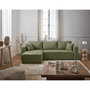 Voir la diapositive 6 : BEST MOBILIER Topaze - canapé d'angle réversible - 4 places - convertible avec coffre - en tissu