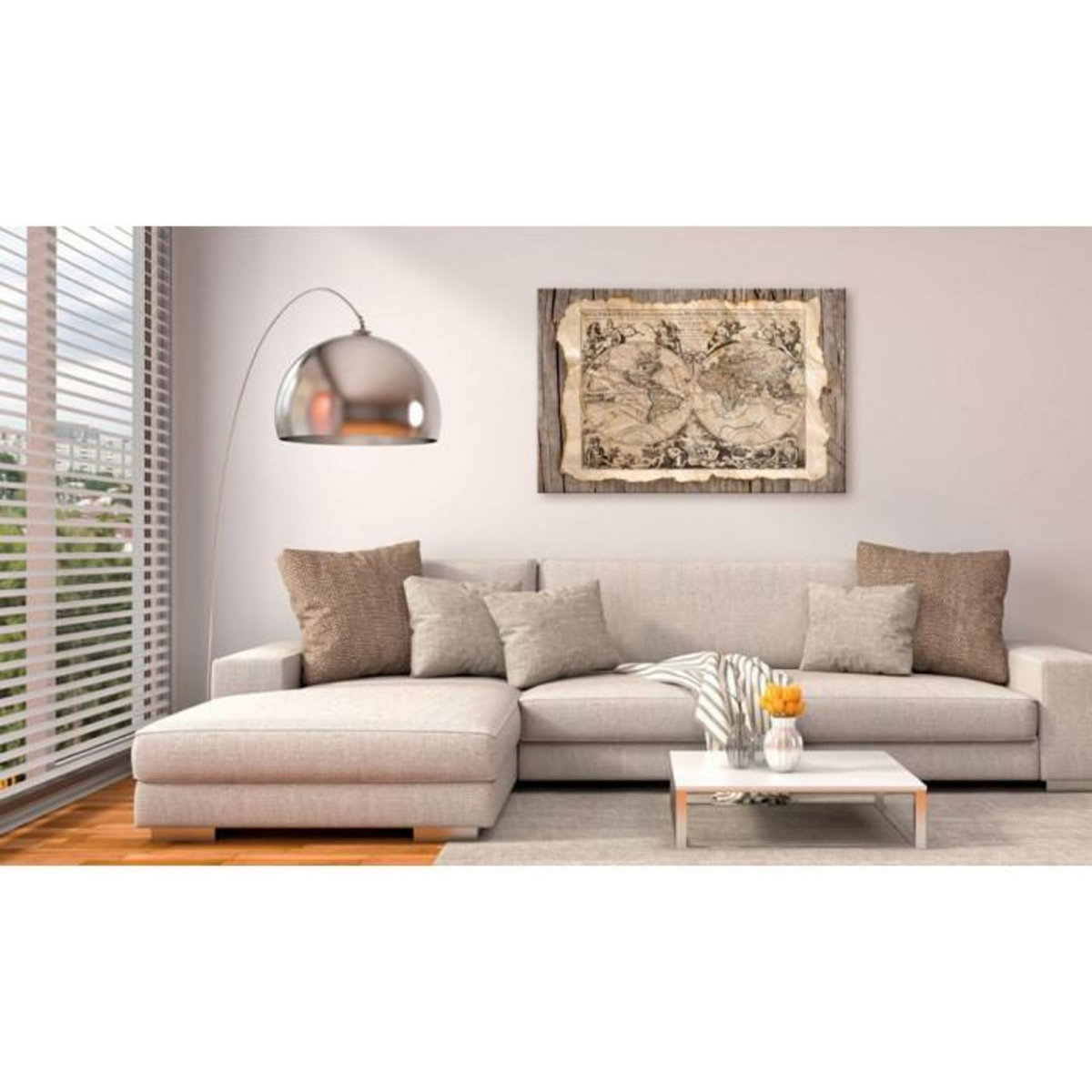 Paris Prix Tableau en Liège  Carte du Monde - Map of the Past