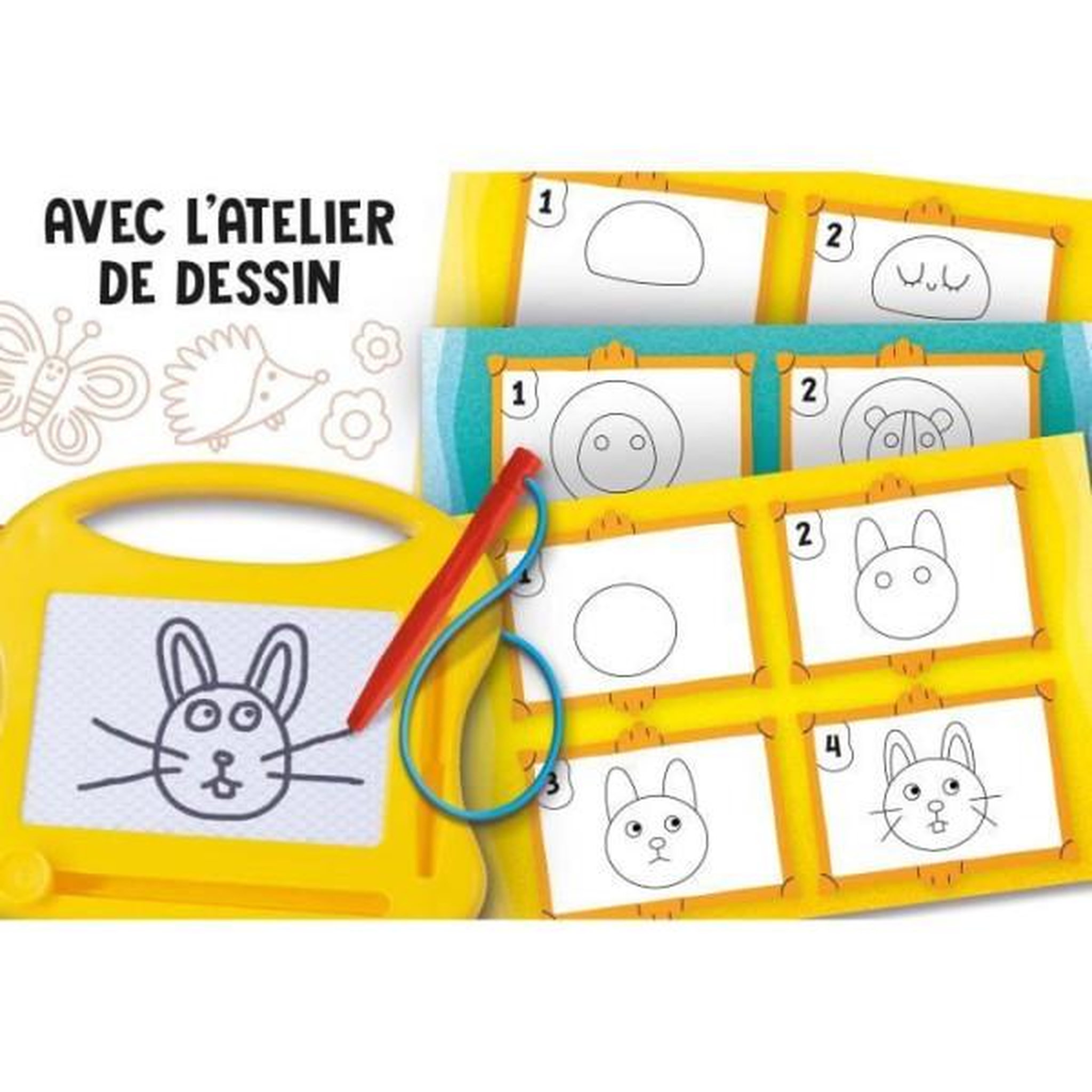 Voir la diapositive 3 : LISCIANI GIOCHI Calculs - Mini ardoise magique - CAROTINA - Apprentissage des chiffres