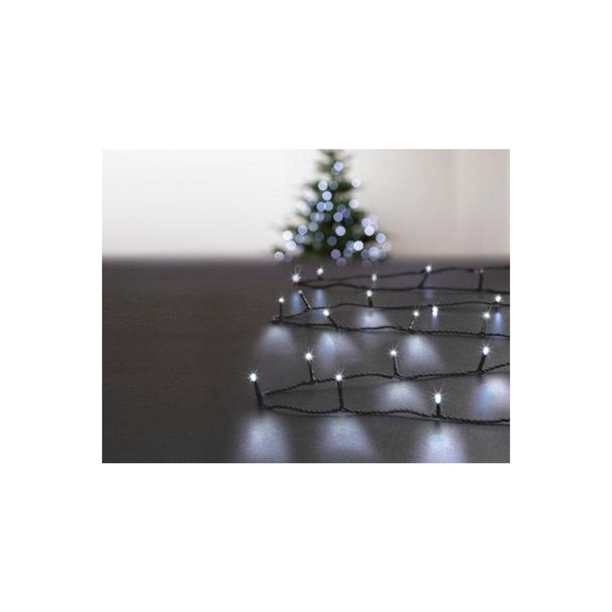 Voir la diapositive 2 : FEERIC LIGHT & CHRISTMAS Guirlande lumineuse extérieur  solaire  10m blanc froid