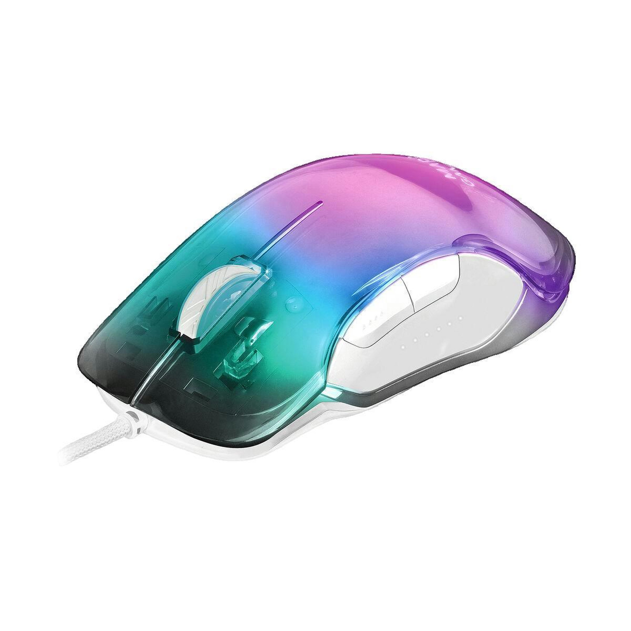 Voir la diapositive 2 : Mars Gaming Souris gamer Mars Gaming MMGLOWW Blanc