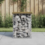 Voir la diapositive 1 : VIDAXL Banc de jardin design gabion 33x31x42 cm bois de pin impregne