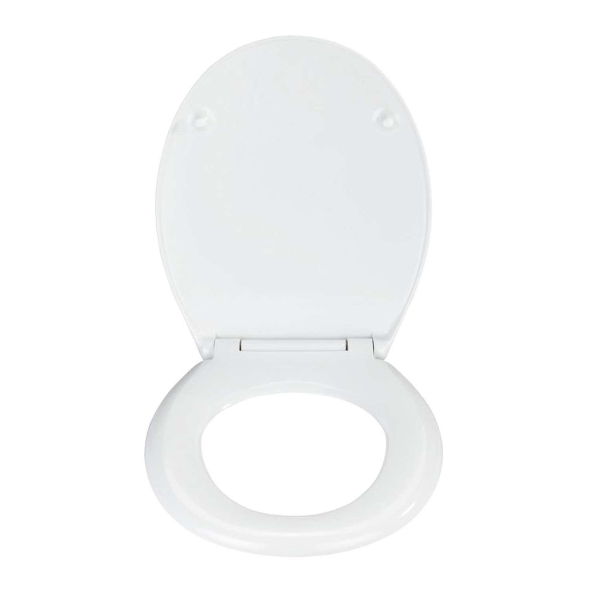 Voir la diapositive 2 : Wenko Abattant wc mer - bois - multicolore