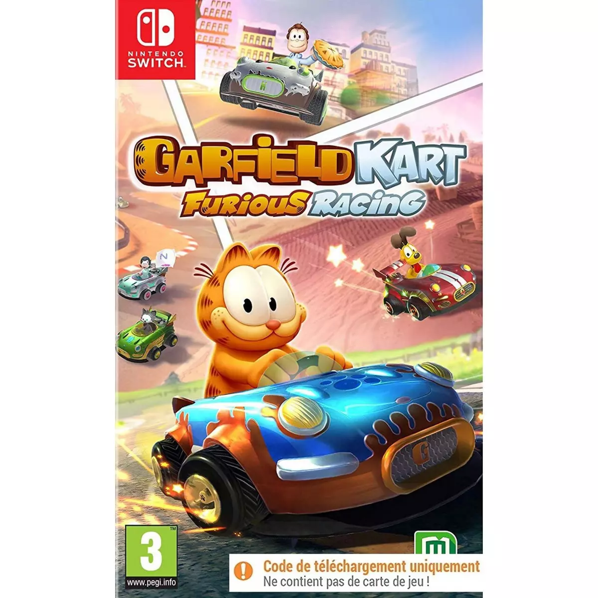 Garfield Kart : Furious Racing Nintendo Switch - Code de Téléchargement